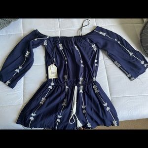 Off the shoulder romper